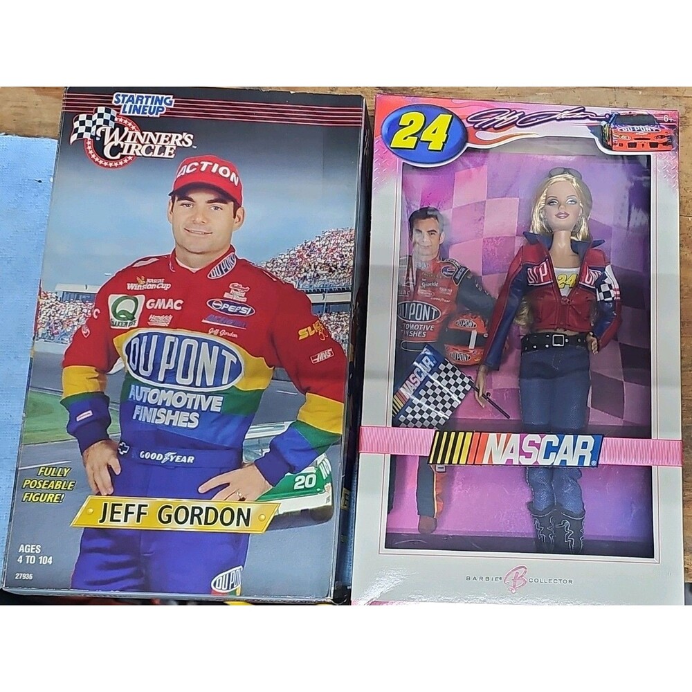 Winners Circle NASCAR Jeff Gordon & Barbie Collectible Jeff Gordon New